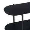 TV-kalusteet 90 x 28 x 70,3 cm Musta Teräs