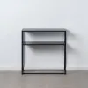 TV furniture 80 x 30 x 81 cm Black Steel