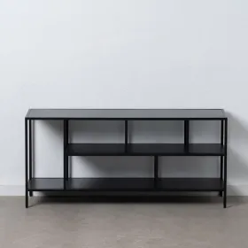 TV mēbeles 120 x 32 x 55 cm Melns Tērauds