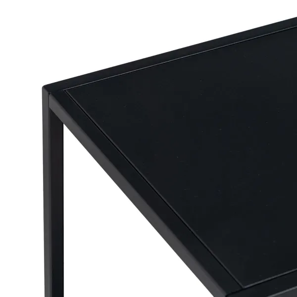 TV-kalusteet 120 x 32 x 55 cm Musta Teräs