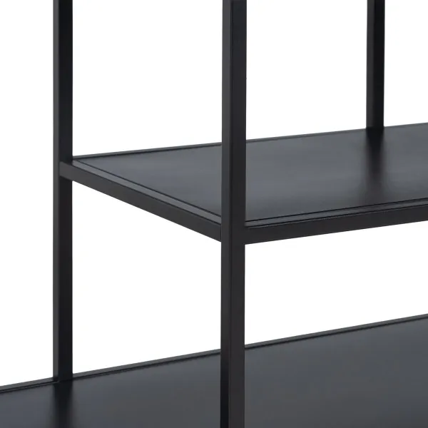 TV mēbeles 120 x 32 x 55 cm Melns Tērauds