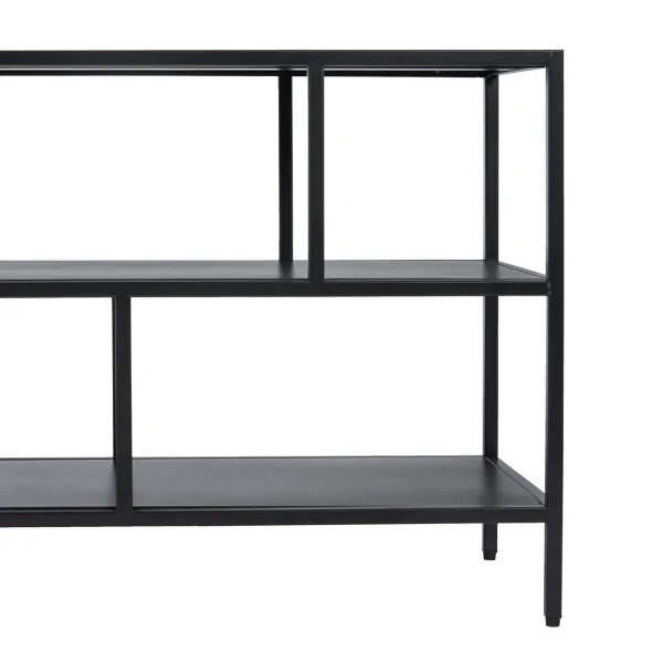 TV-kalusteet 120 x 32 x 55 cm Musta Teräs