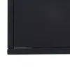 TV-kalusteet 120 x 32 x 55 cm Musta Teräs