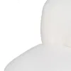 Nojatuoli 62 x 75 x 74 cm Synteettinen kangas Metalli Valkoinen