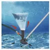 Pool bottom vacuum cleaner