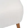 Кресло 72 x 78 x 82 cm древесина каучукового дерева Белый