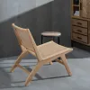 Кресло Натуральный Деревянный ротанг 60,5 x 73,5 x 72,5 cm