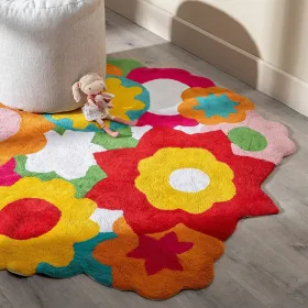 Spēļu Paklājs 100% kokvilnas 100 cm 100 x 100 x 1 cm