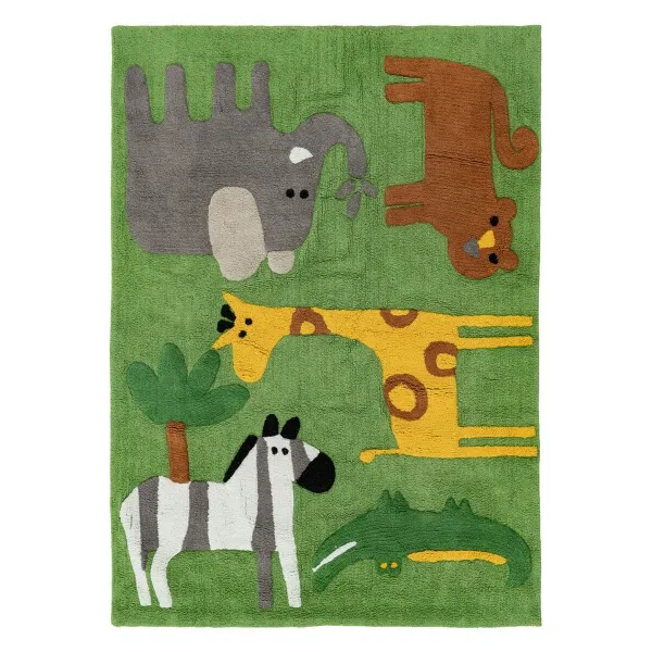 Spēļu Paklājs 100% kokvilnas 160 x 120 cm 160 x 120 x 1 cm
