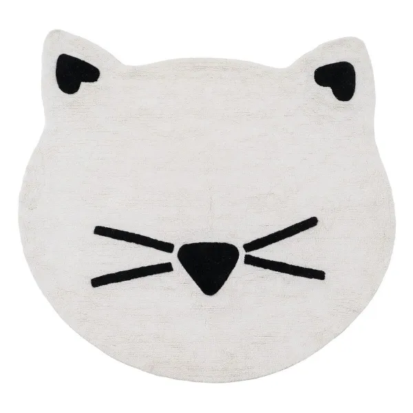 Детский коврик 100 % хлопок кот 150 cm 150 x 150 x 1 cm
