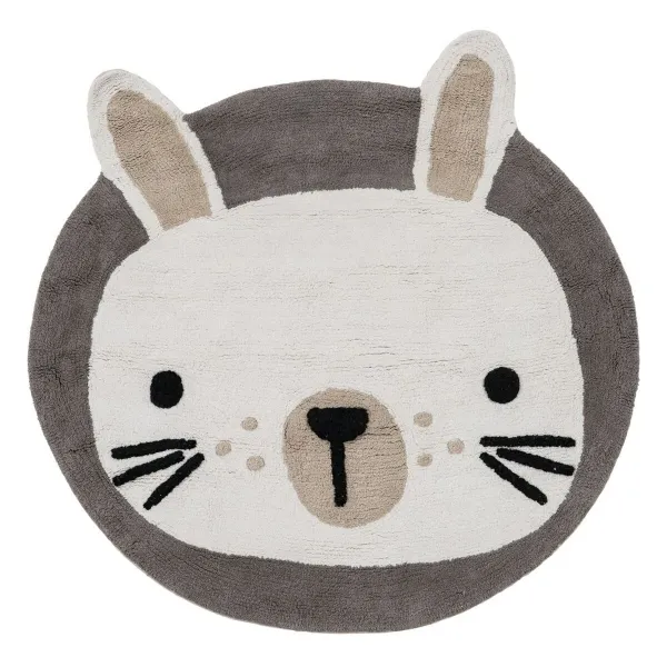 Playmat 100% cotton Rabbit 100 cm 100 x 100 x 1 cm
