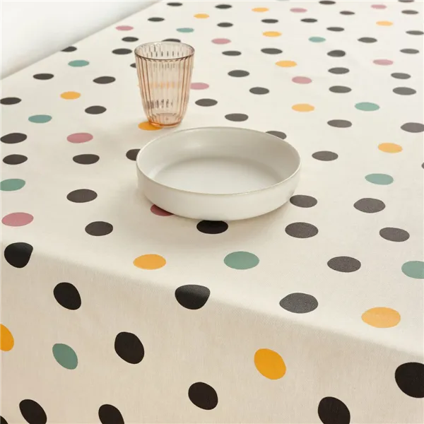 Stain-proof resined tablecloth Belum Cuzco Multicolour 150 x 150 cm