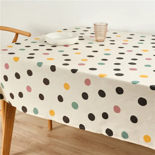 Stain-proof resined tablecloth Belum Cuzco Multicolour 150 x 150 cm