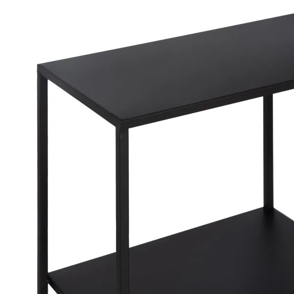 Plaukti 65 x 25 x 110 cm Melns Metāls