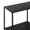 Riiulid 65 x 25 x 110 cm Must Metall