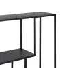 Hyllyt 65 x 25 x 110 cm Musta Metalli