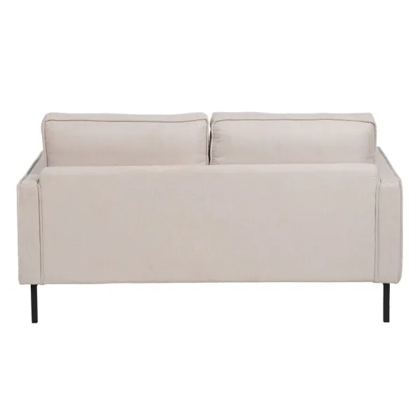 Диван 163 x 87 x 90 cm Синтетическая ткань Бежевый Металл