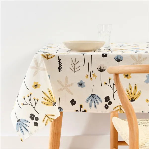 Stain-proof resined tablecloth Belum CARMINA 4 Multicolour 150 x 150 cm