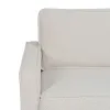 Диван 163 x 87 x 90 cm Синтетическая ткань Бежевый Металл