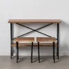 Набор мебели Чёрный Натуральный 107 x 36 x 77 cm