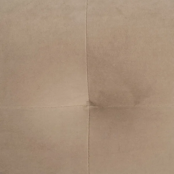 Dīvāns 156 x 81 x 72 cm Šampanietis Sintētiska Auduma Koks Samts