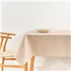 Stain-proof resined tablecloth Belum Plumeti White 100 x 150 cm