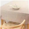 Stain-proof resined tablecloth Belum Plumeti White 100 x 150 cm