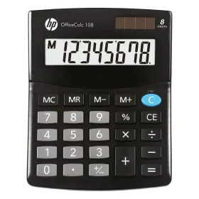 Kalkulaator HP HPKOC108 Must Plastmass