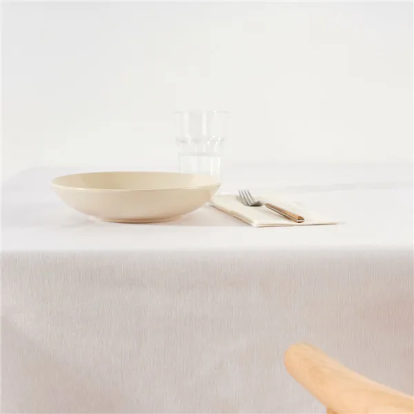 Stain-proof resined tablecloth Belum Liso White 180 x 180 cm Smooth