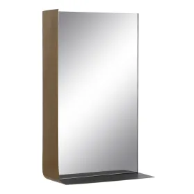 Wall mirror Black Golden 40 x 12 x 60 cm