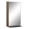 Настенное зеркало Чёрный Позолоченный 40 x 12 x 60 cm