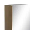 Настенное зеркало Чёрный Позолоченный 40 x 12 x 60 cm