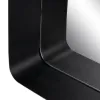 Настенное зеркало Чёрный Позолоченный 40 x 12 x 60 cm