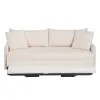 Sofa-lova 200 x 94 x 86 cm Sintetinis audinys Kreminė
