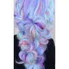 Sünteetilised juuksed ombre sinine/lilla Soulima 21366