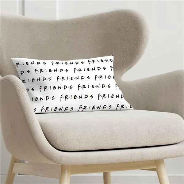 Cushion cover Friends Team friends C Multicolour 30 x 50 cm