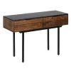 Salė ABNER Ruda Juoda 110 x 40 x 76 cm