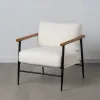 Fotelis Balta Juoda 70 x 76 x 81 cm