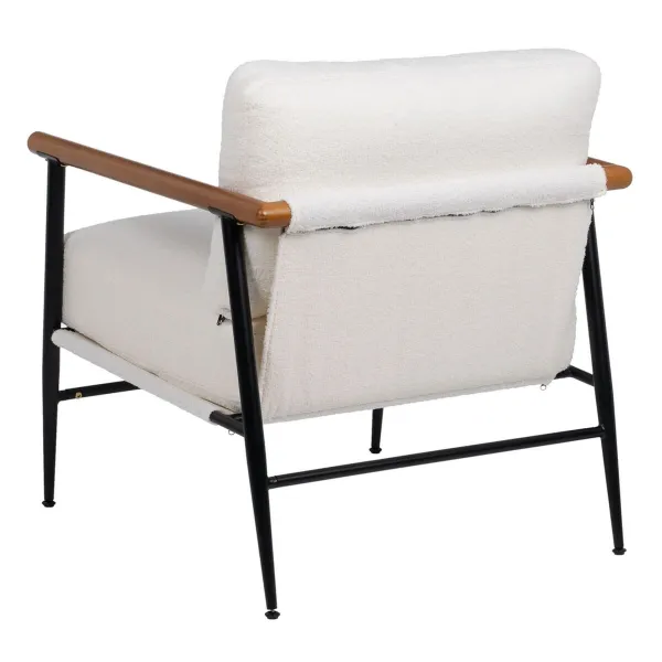 Fotelis Balta Juoda 70 x 76 x 81 cm