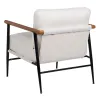 Fotelis Balta Juoda 70 x 76 x 81 cm