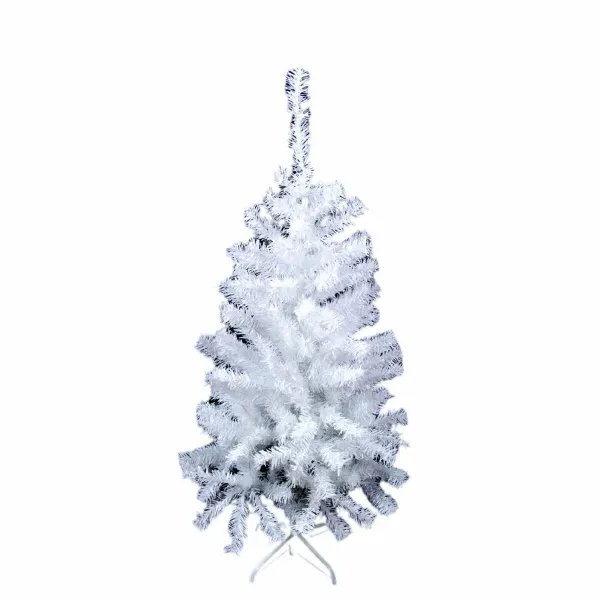 Jaungada eglīte Balts PVC Metāls Polietilēns 70 x 70 x 120 cm