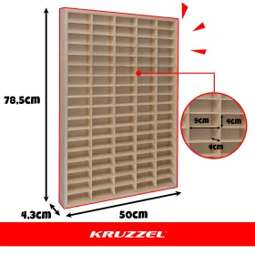 Деревянная полка для авто/пружин KRUZZEL 21997