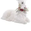 Новогоднее украшение Белый Polyfoam Oленем 60 x 37 x 63 cm