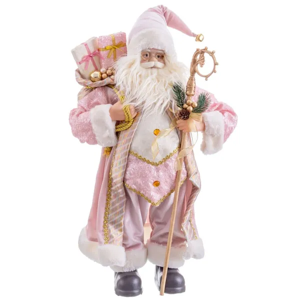 Joulukuusenpallo Pinkki Muovinen Polyresiini Materiaali 60 cm