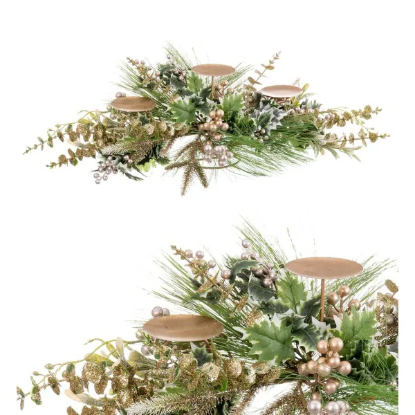 Рождественский подсвечник Разноцветный Шампанское 77 cm 77 X 20 X 20 CM