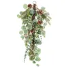 Door Hanger Green Natural Rattan Plastic Pineapples Christmas 71,12 cm 32 X 10 X 71,12 CM