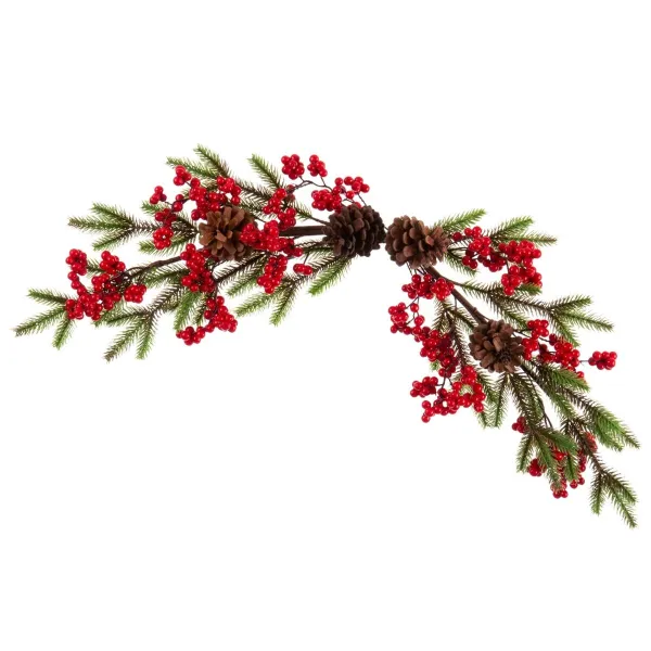 Christmas bauble Red Multicolour Pineapples Christmas 70 cm 10 X 30 X 70 CM