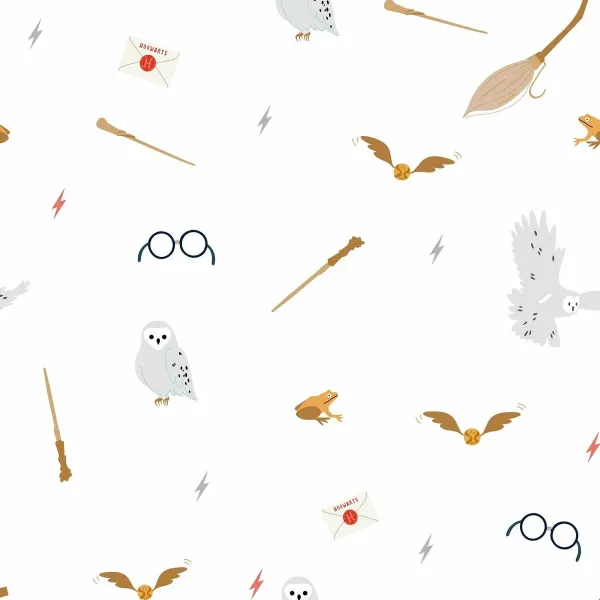 Nordic cover Harry Potter Hogwarts Nordic Multicolour 175 Threads 180 x 220 cm Single