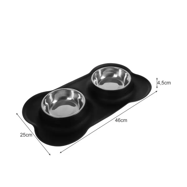 Double bowl - 450ml Purlov 21632