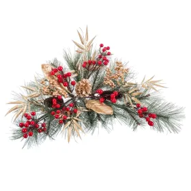 Oviripustin Monivärinen Kullattu Muovinen Ananakset Joulu 60 cm 60 X 20 X 10 CM